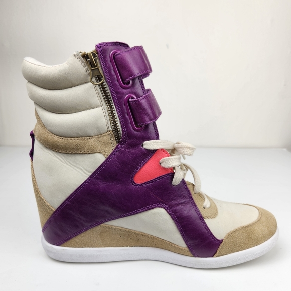 Reebok Alicia Keys Lace Up Wage Sneakers Size 8.5 - Picture 4 of 16